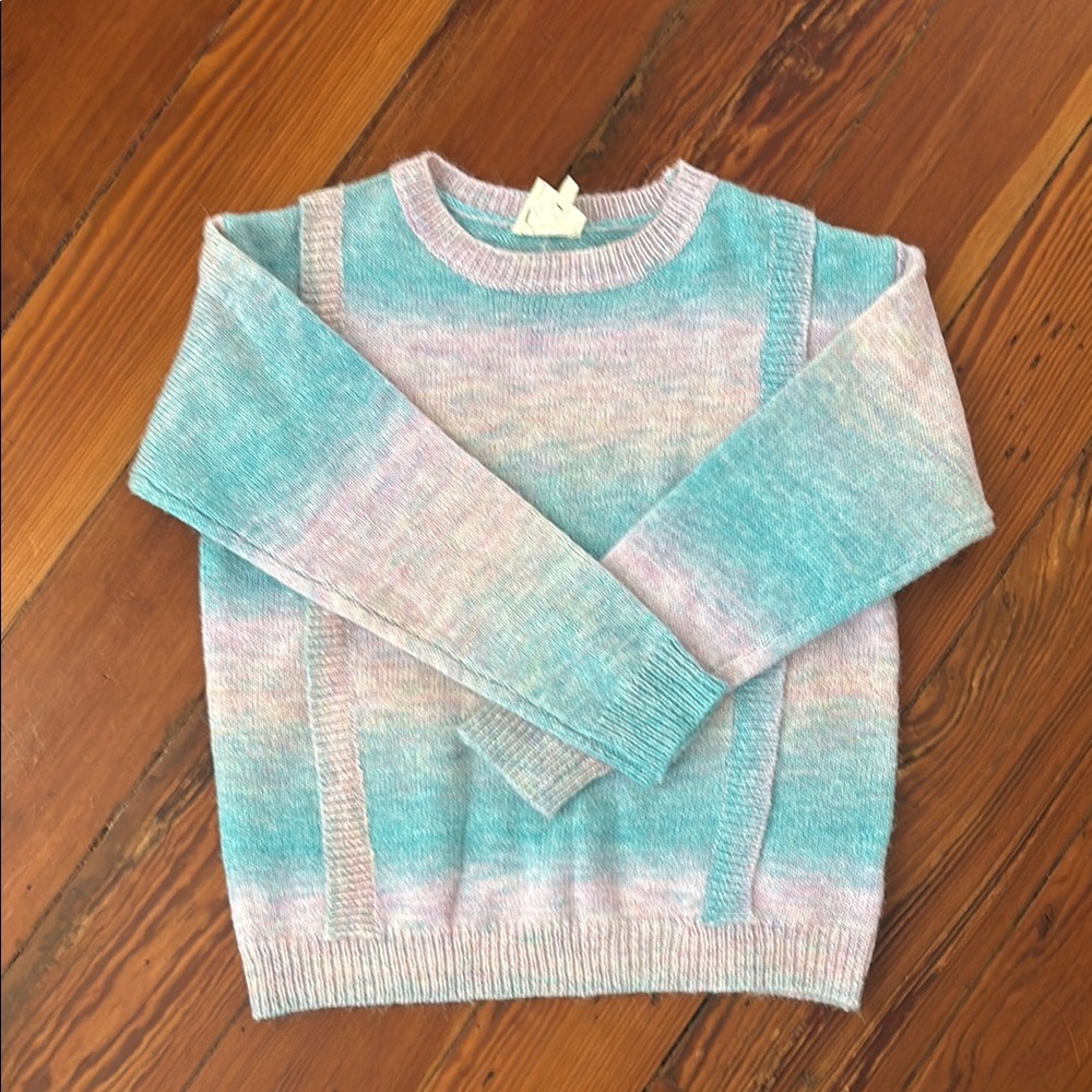 Pastel Striped Sweater girls